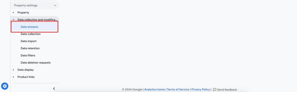Selecting data stream